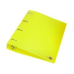 Carpeta liderpapel 4 anillas mixtas 40 mm polipropileno din a4 amarillo flúor opaco - Imagen 8