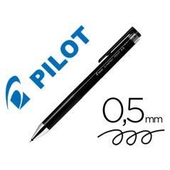 Bolígrafo pilot synergy point retráctil sujecion de caucho tinta gel 0,5 mm negro PACK 12 UNIDADES