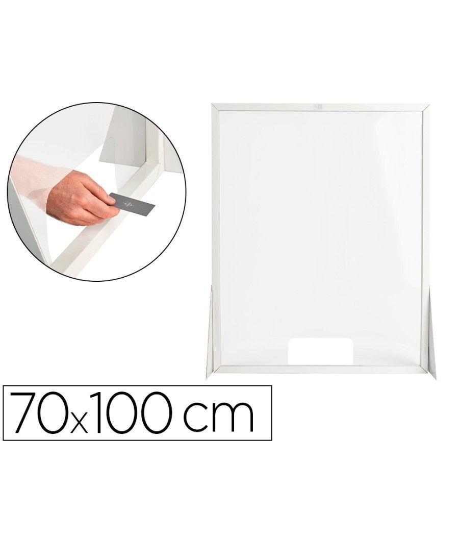 Pantalla de protección q-connect cartón formato vertical 70x100 cm - Imagen 2