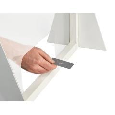 Pantalla de protección q-connect cartón formato vertical 70x100 cm - Imagen 4