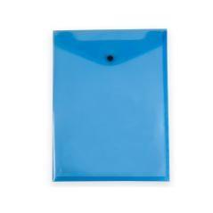 Carpeta liderpapel dossier broche polipropileno din a4 formato vertical con fuelle azul translucido PACK 10 UNIDADES - Imagen 3