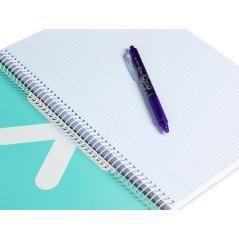 Cuaderno espiral liderpapel a4 antartik tapa dura 80h 100gr cuadro 4mm con margen color menta PACK 3 UNIDADES - Imagen 5