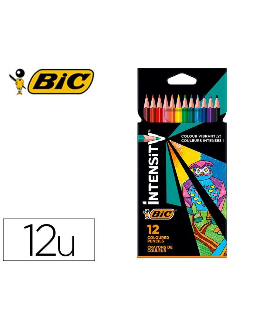 Lápices de colores intensity caja de 12 unidades colores surtidos - Imagen 2