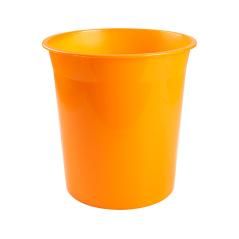 Papelera plástico q-connect naranja translucido 13 litros dim. 275x285 mm - Imagen 4