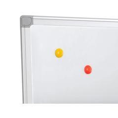 Pizarra blanca q-connect lacada magnética marco aluminio 60x45 cm - Imagen 5