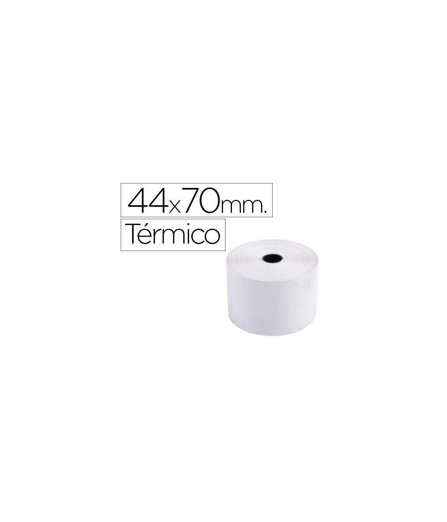 Rollo sumadora exacompta termico 44 mm x 70 mm 55 g/m2 sin bisfenol a PACK 10 UNIDADES - Imagen 2