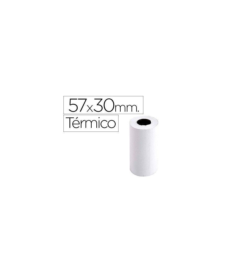 Rollo sumadora exacompta termico 57 mm x 30 mm 55 g/m2 sin bisfenol a PACK 20 UNIDADES - Imagen 2