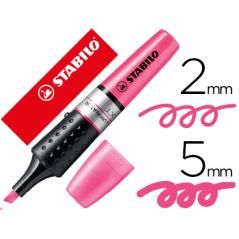 Rotulador stabilo boss luminator rosa tinta líquida PACK 5 UNIDADES