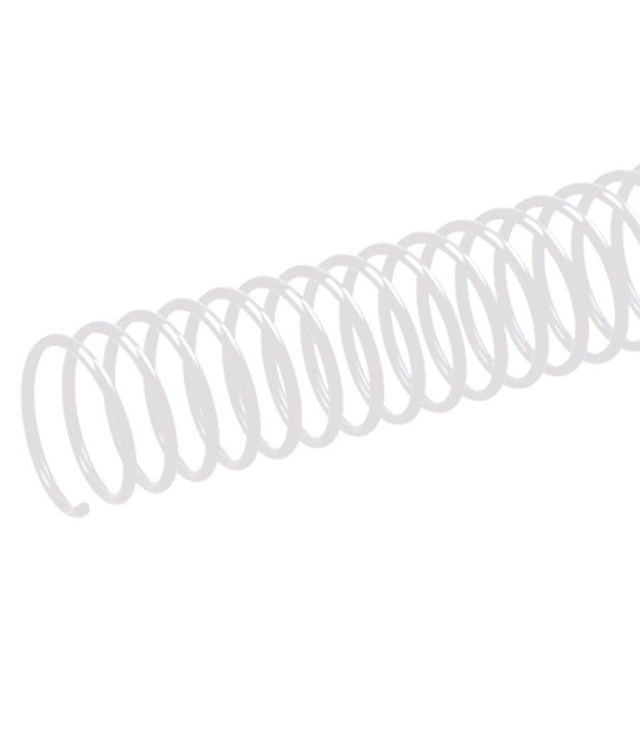 Espiral metélico q-connect blanco 64 5:1 16mm 1,2mm caja de 100 unidades - Imagen 4