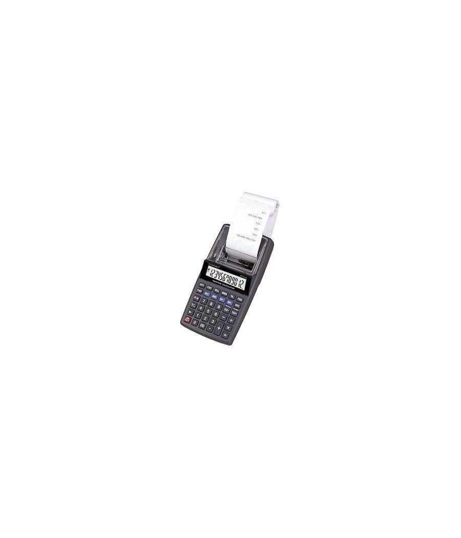 Calculadora q-connect impresora pantalla papel kf11213 12 dígitos tinta azul - Imagen 2