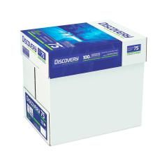 Papel fotocopiadora discovery fast pack din a4 75 gramos papel multiuso ink-jet y láser caja de 2500 hojas - Imagen 4