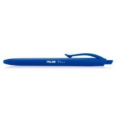 Bolígrafo milan p1 retráctil 1 mm touch azul PACK 25 UNIDADES - Imagen 6