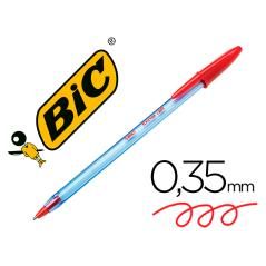 Bolígrafo bic cristal soft rojo punta de 1,2 mm PACK 50 UNIDADES - Imagen 2