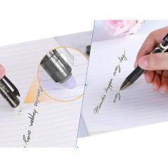 Bolígrafo q-connect retráctil borrable 0,7 mm color negro PACK 10 UNIDADES - Imagen 6