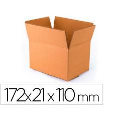 Caja para embalar q-connect usos varios cartón doble canal marron 172x217x110 mm