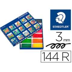 Rotulador staedtler color jumbo trazo 3 mm caja de 144 unidades surtidas 12 x color - Imagen 2