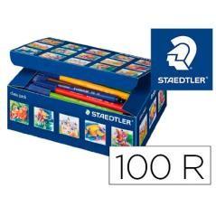 Rotulador staedtler noris club caja de 100 unidades surtidas 10 x color - Imagen 2