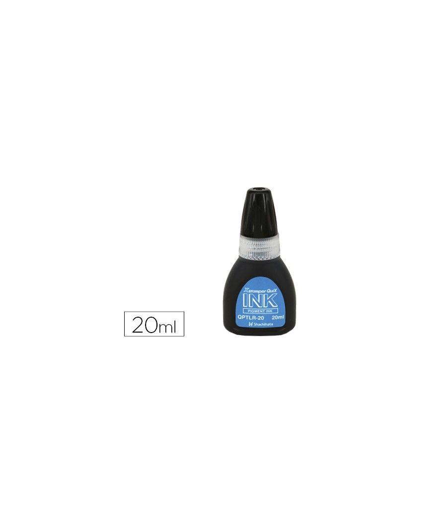 Tinta x'stamper quix para sellos negra bote de 20 ml - Imagen 2