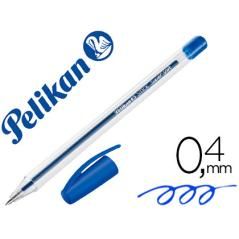 Bolígrafo pelikan stick super soft azul PACK 50 UNIDADES
