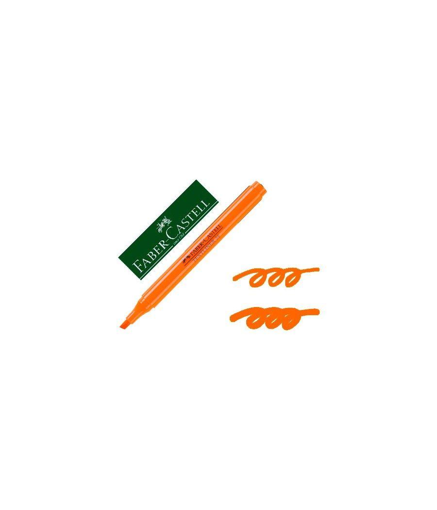 Rotulador faber fluorescente textliner 38 naranja PACK 10 UNIDADES - Imagen 2