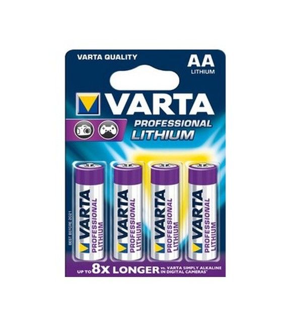 Varta 4x AA Lithium Batería de un solo uso Litio - Imagen 1