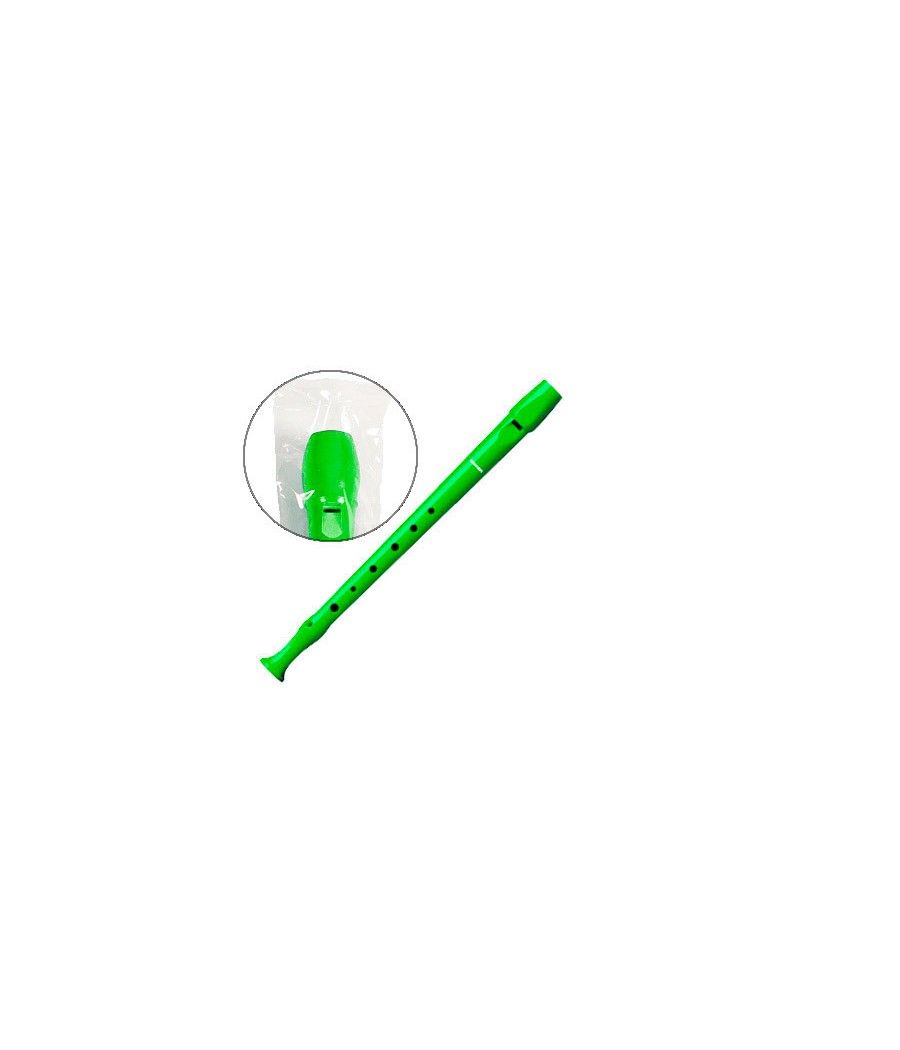 Flauta hohner 9508 color verde funda verde y transparente - Imagen 2