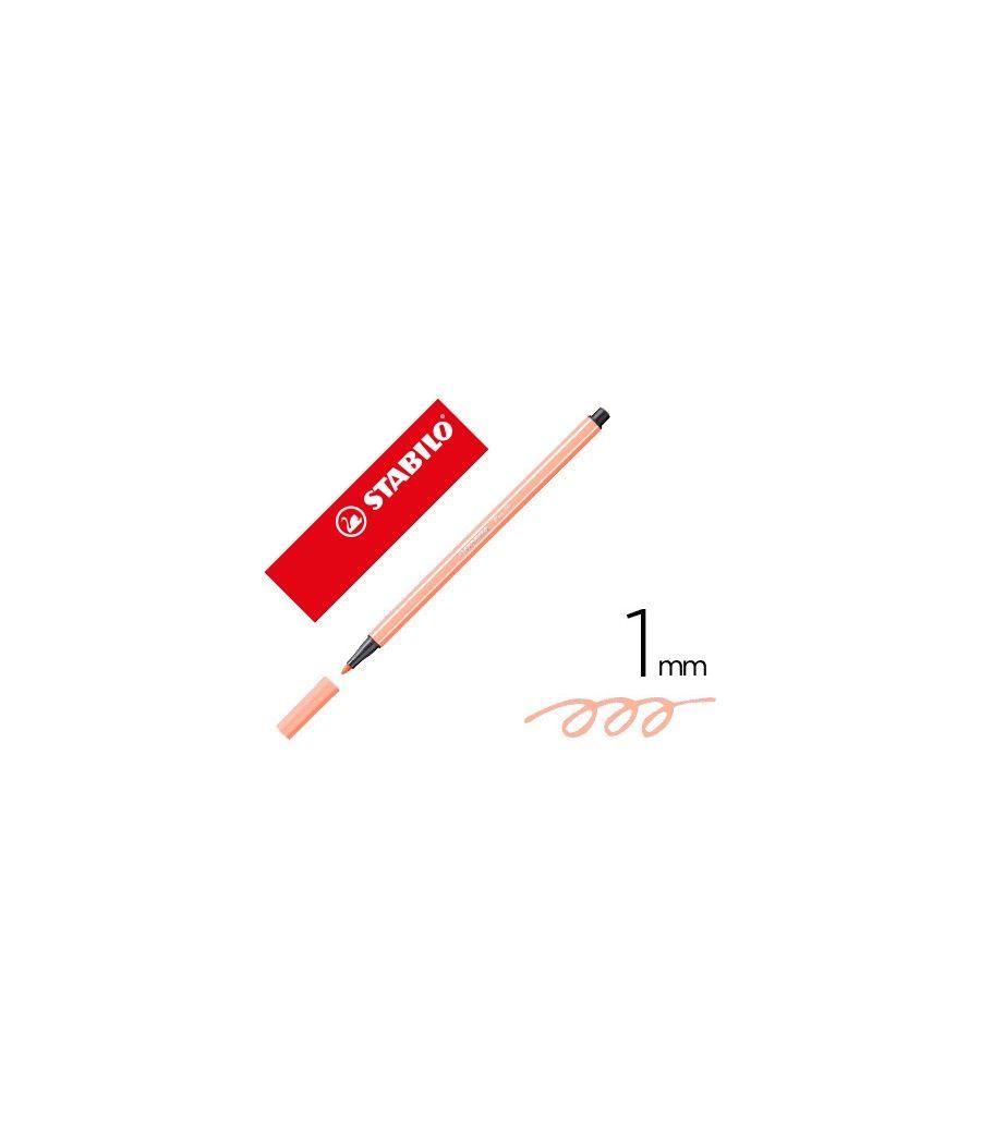 Rotulador stabilo acuarelable pen 68 carne claro 1 mm PACK 10 UNIDADES - Imagen 2