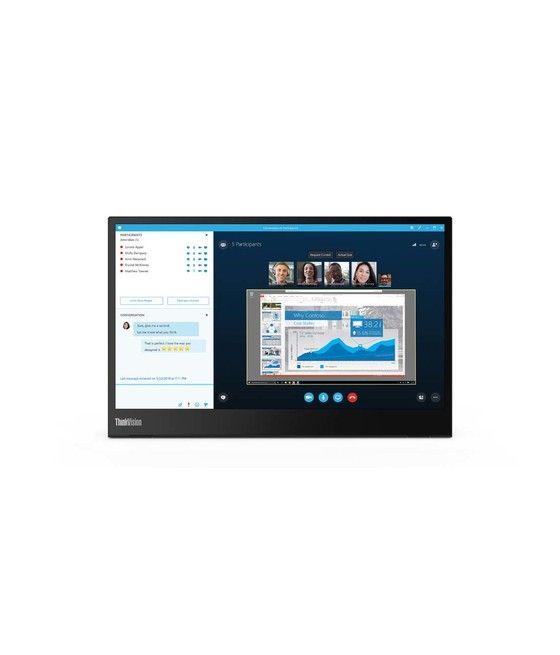 Lenovo ThinkVision M14 35,6 cm (14") 1920 x 1080 Pixeles Full HD LED Negro - Imagen 1