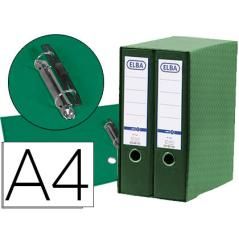 Modulo elba 2 archivadores de palanca din a4 con rado 2 anillas verde lomo de 80 mm - Imagen 2
