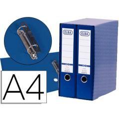 Modulo elba 2 archivadores de palanca din a4 con rado 2 anillas azul lomo de 80 mm - Imagen 2