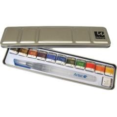Acuarela artist start caja metal 12 colores surtidos + pincel rellenable - Imagen 2