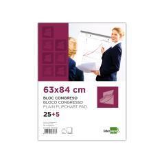 Bloc congreso liderpapel liso 63x84cm 25+5 hojas 80g/m2 - Imagen 3