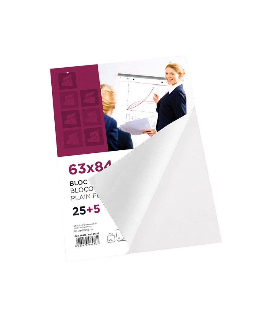 Bloc congreso liderpapel liso 63x84cm 25+5 hojas 80g/m2 - Imagen 4