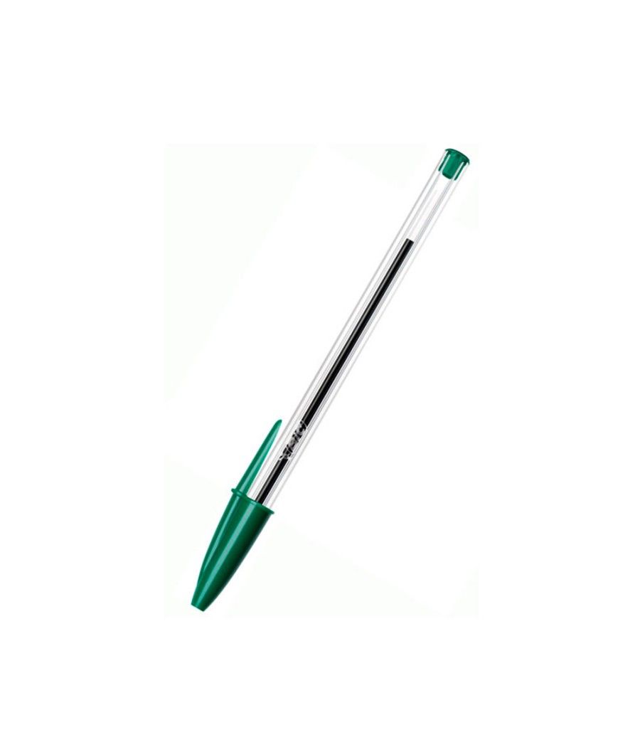 Bolígrafo bic cristal verde unidad PACK 50 UNIDADES - Imagen 8