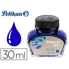 Tinta estilográfica pelikan 4001 azul real frasco 30 ml