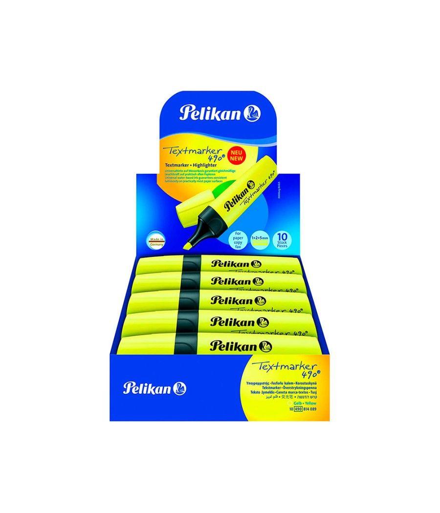 Rotulador pelikan fluorescente textmarker 490 amarillo PACK 10 UNIDADES - Imagen 5