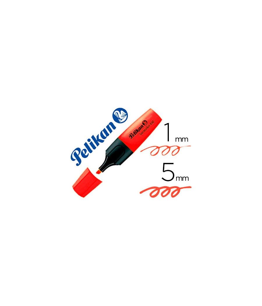 Rotulador pelikan fluorescente textmarker 490 rojo PACK 10 UNIDADES - Imagen 2