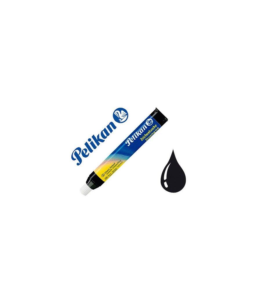 Tinta china pelikan negro n.17 tubo de 9 ml blister de 1 unidad - Imagen 2