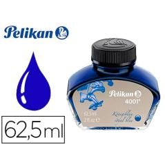 Tinta estilográfica pelikan 4001 azul real frasco de 62,5 ml