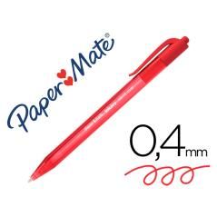 Bolígrafo paper mate inkjoy 100 retráctil punta media rojo PACK 20 UNIDADES - Imagen 2