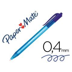 Bolígrafo paper mate inkjoy 100 retráctil punta media azul PACK 20 UNIDADES - Imagen 2