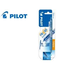 Bolígrafo pilot frixion clicker borrable 0,7 mm color azul claro en blister PACK 12 UNIDADES - Imagen 2