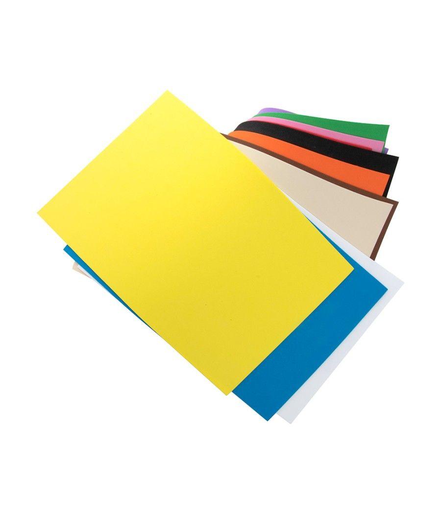 Goma eva liderpapel 50x70cm 60g/m2 espesor 1,5mm colores surtidos PACK 10 UNIDADES - Imagen 4