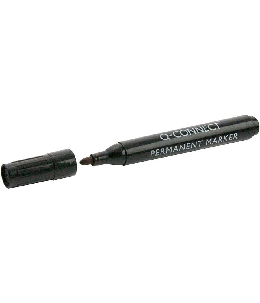 Rotulador q-connect marcador permanente negro punta redonda 3.0 mm PACK 10 UNIDADES - Imagen 4