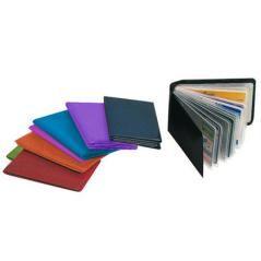 Portatarjetas de credito fabricadas en pvc base opaca capacidad 10 tarjetas colores surtidos expositor de 30 uds - Imagen 2
