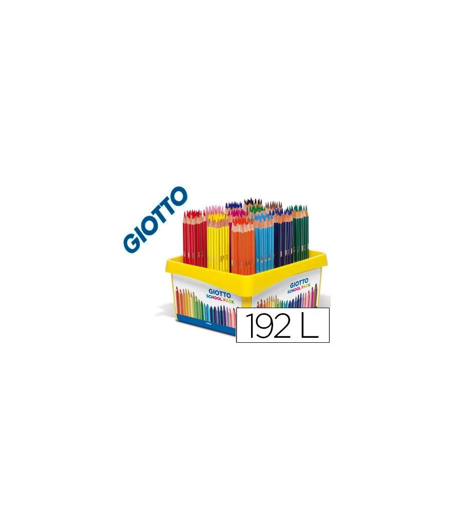 Giotto Schoolpack 192 Pz Stilnovo-16 X 12 Colori Assortiti 5234 00 