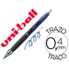 Bolígrafo uni-ball roller umn-307 retráctil 0,7 mm tinta gel azul PACK 12 UNIDADES - Imagen 2