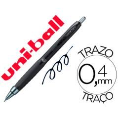 Bolígrafo uni-ball roller umn-307 retráctil 0,7 mm tinta gel negro PACK 12 UNIDADES - Imagen 2