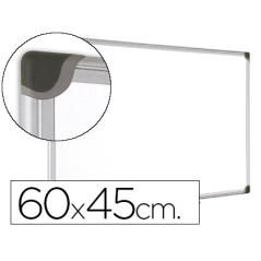 Pizarra blanca bi-office magnética maya w ceramica vitrificada marco de aluminio 60 x 45 cm con bandeja para - Imagen 2