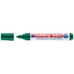 Rotulador edding para pizarra blanca 660 color verde punta redonda 1,5-3 mm PACK 10 UNIDADES - Imagen 3